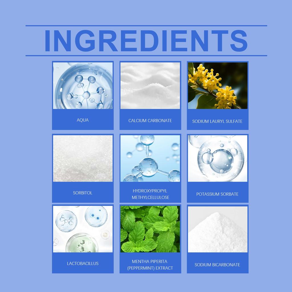 Probiotic Baking Toothpaste , Stain Remover Toothpaste To Prevent Tooth Decay And Freshen Breath ,120g