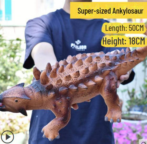 Soft Plastic Giant Dinosaur Model - Cotton-Filled Tyrannosaurus Rex/Triceratops Gift