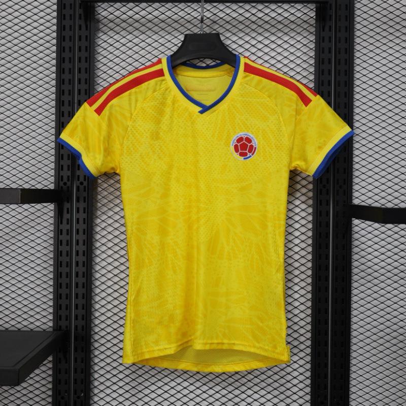 2026 Kolumbien Trikot Suarez Dias Hames Falcao Heim Spieler Edition Fußballtrikot