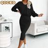 Women's Fashion Casual Solid Color Print Long Sleeve Pants Suits