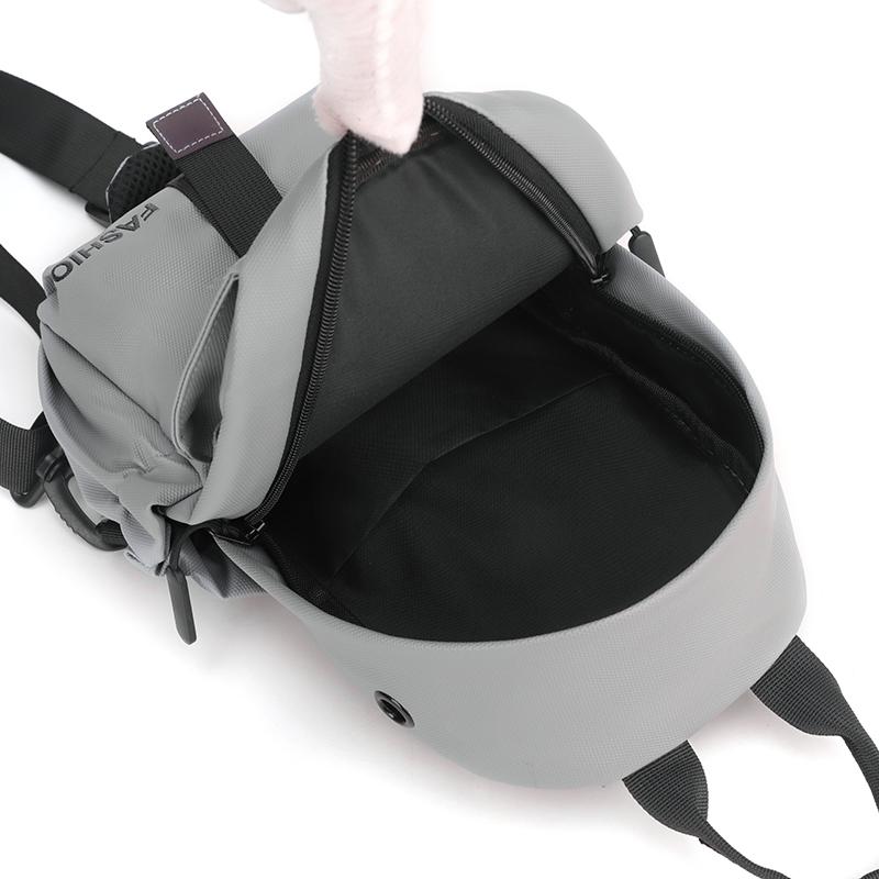 Stylish Unisex Chest Pack - Fashionable Nylon Crossbody Bag for Everyday Use Stylish Nylon Shoulder Bag