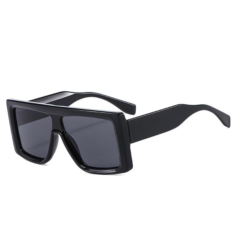 

Fashion Latest Oversize Square Sunglasses for Women Classic Vintage Big Frame Sunglasses Men Sun Eyeglasses UV400 Eyewear Oculos Gafas as picture