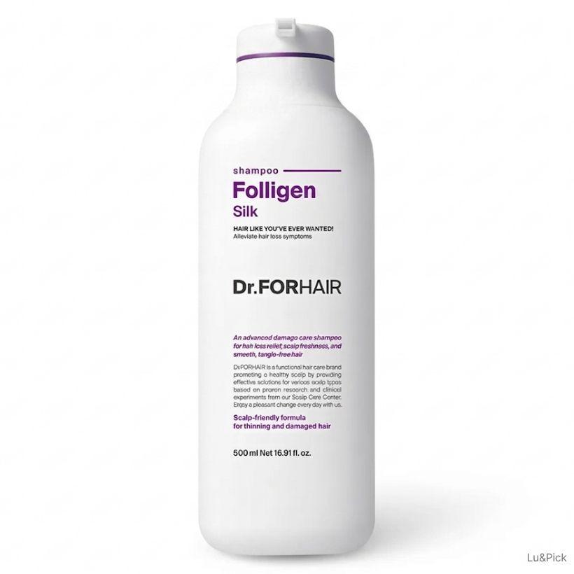 Dr.FORHAIR Folligen Silk Shampoo 500ml (+Free gift)