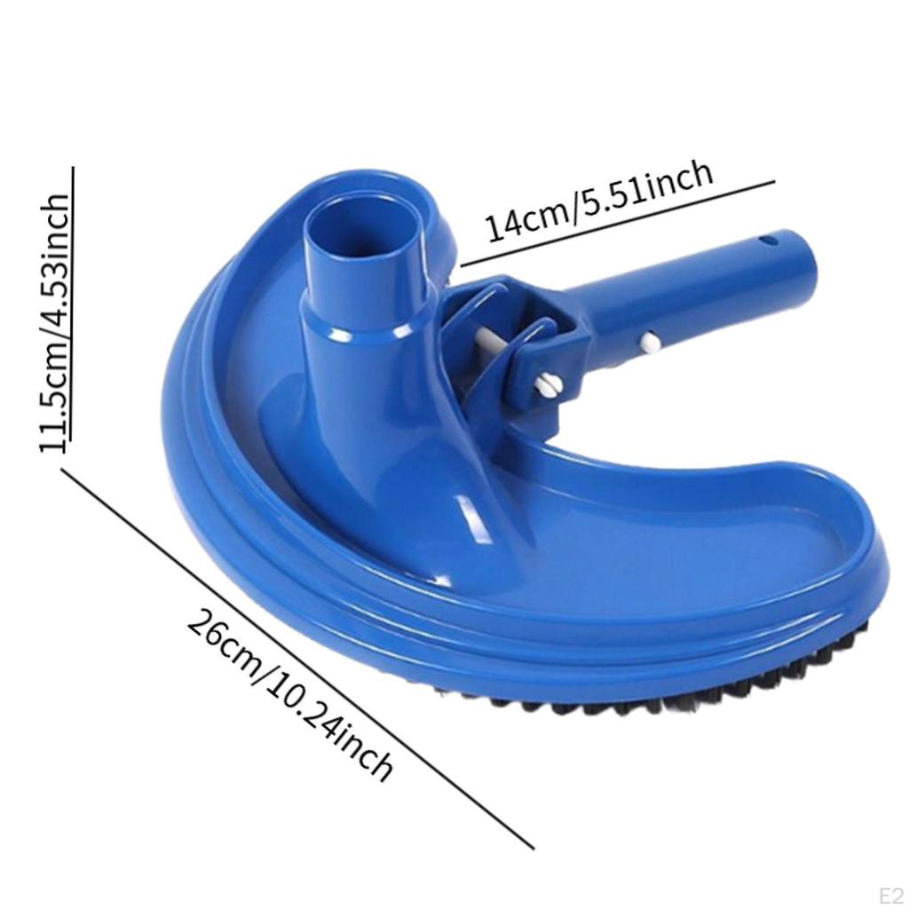 Pool-Vakuumkopf, Zubehör, blau, großer Durchmesser, drehbare Schnittstelle, Reinigungswerkzeug für Unterwasserreiniger