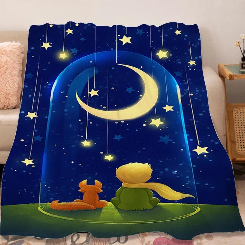 Warm Winter Blankets The Little Princes Camping Blanket Soft Blankets Decorative Sofa Blanket Microfiber Bed Fleece Custom