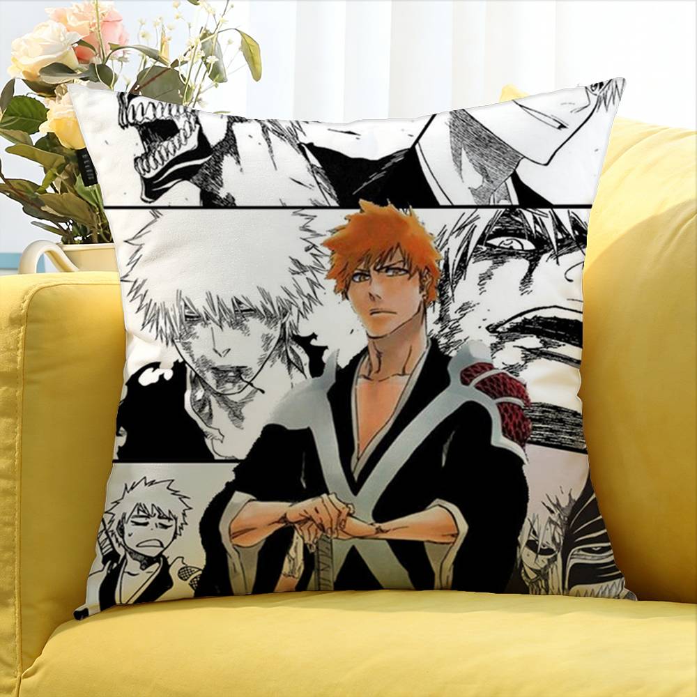 Anime I-Ichigo K-Kurosaki World Various Sizes Square Pillow Case For Car Home Bedchamber Decor