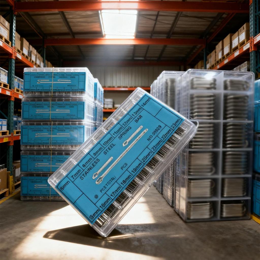 BRIIKPP Cotter Watch Repair Watch Band Repair 360 with Storage Box Pins, 6mm-23mm, Replacement, Parts, Tools, Pieces,