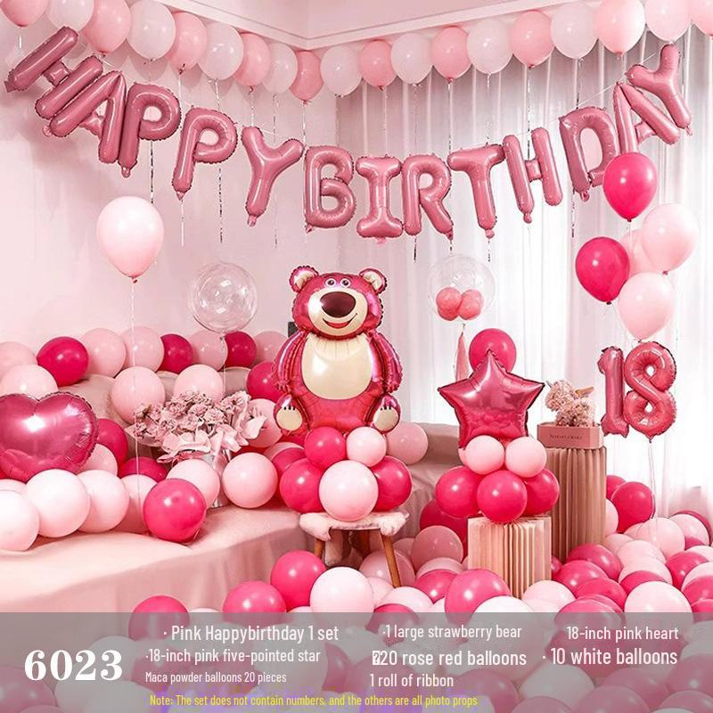 Set de baloane pentru ziua de naștere pentru adulți și copii - Decorațiuni cu desene animate