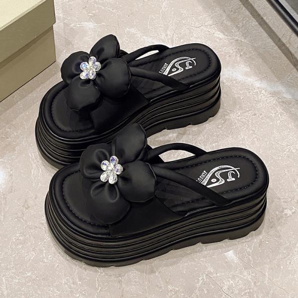 

Модные тапочки Женская летняя обувь Роскошные шлепанцы Платформа Пантофли Сланцы Женские Пляжные Дизайнерские 2025 Сабо Босоножки Модная обувь Женщина 35