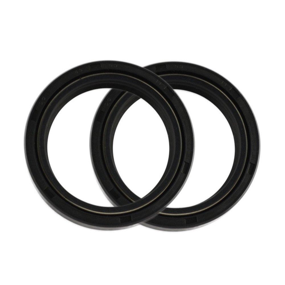 AHL Front Fork Seal 2 Pack 37x49x8/10.5mm Suitable for Kawasaki ZX750 GPZ 1983-1985 / Honda VFR400 NC21 1985-1987
