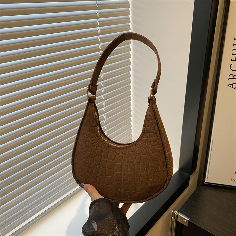 

Сумка-ниша премиум-класса женская 2025 новая модная сумка подмышку женская инс ретро универсальная одноплечевая женская кофейный