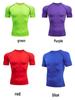 Ανδρικό Αθλητικό Συμπιεστικό T-Shirt Γρήγορου Στεγνώματος - Διαπνέον, Ελαστικό, Κοντομάνικο Τοπ Γυμναστικής