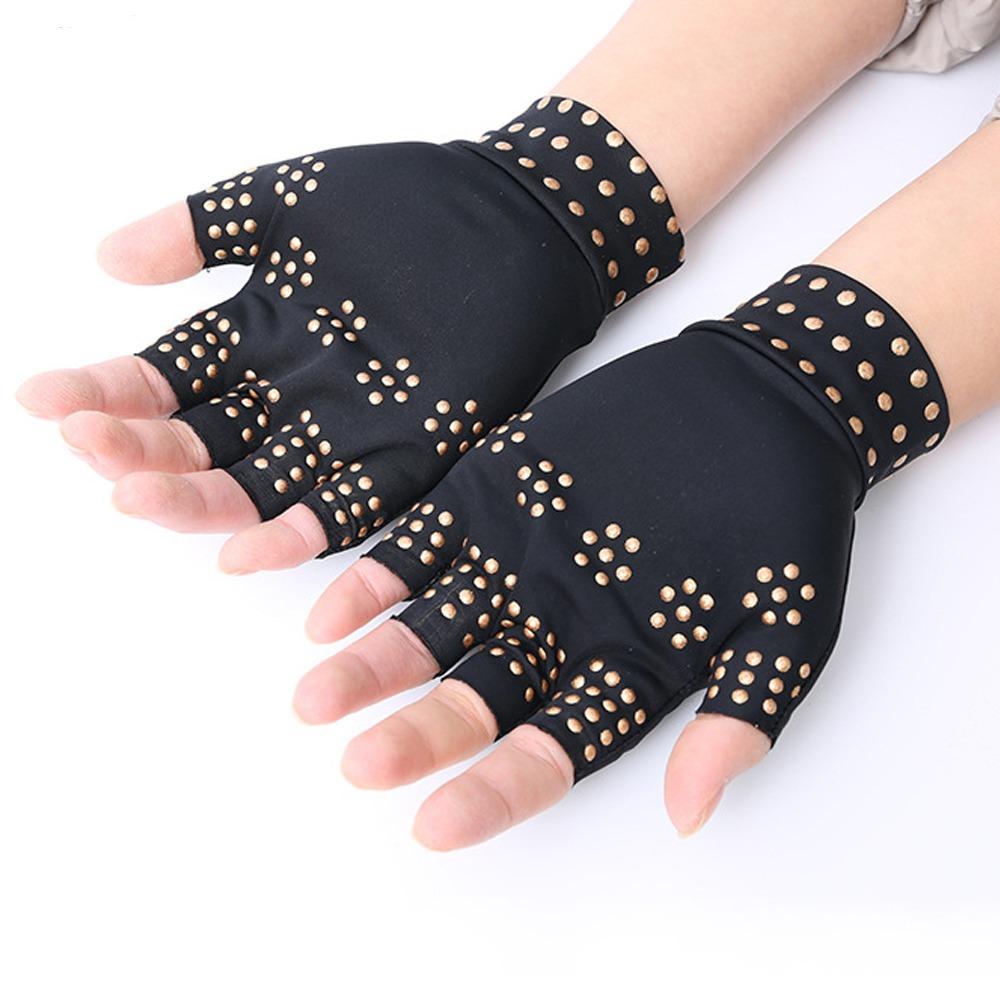 Anti-UV Arthritis Therapy Gloves Elastic Cycling Driving Gloves Magnetic Gloves  Running Sports
