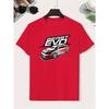 European Sizes T-Shirt for Boys, Creative Casual Tee, Lightweight And Comfortable Short Sleeve Top, Summer Apparel for Kids