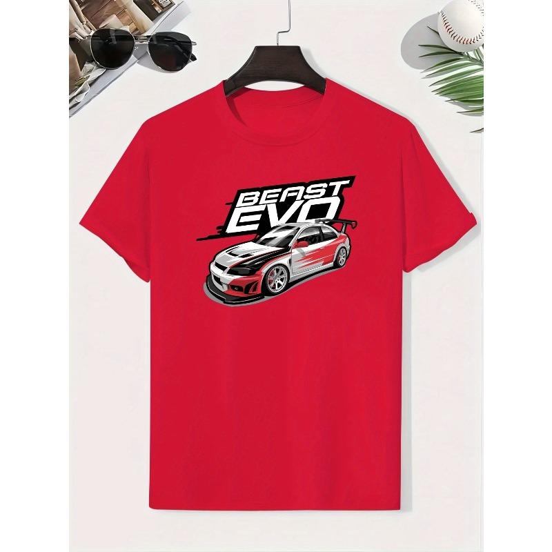 European Sizes T-Shirt for Boys, Creative Casual Tee, Lightweight And Comfortable Short Sleeve Top, Summer Apparel for Kids