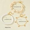 3Pcs/Set Bohemian Shell Conch Pendant Anklets Set For Women Trendy Summer Beach White Color Rice Beads Multilayer Anklet Jewelry