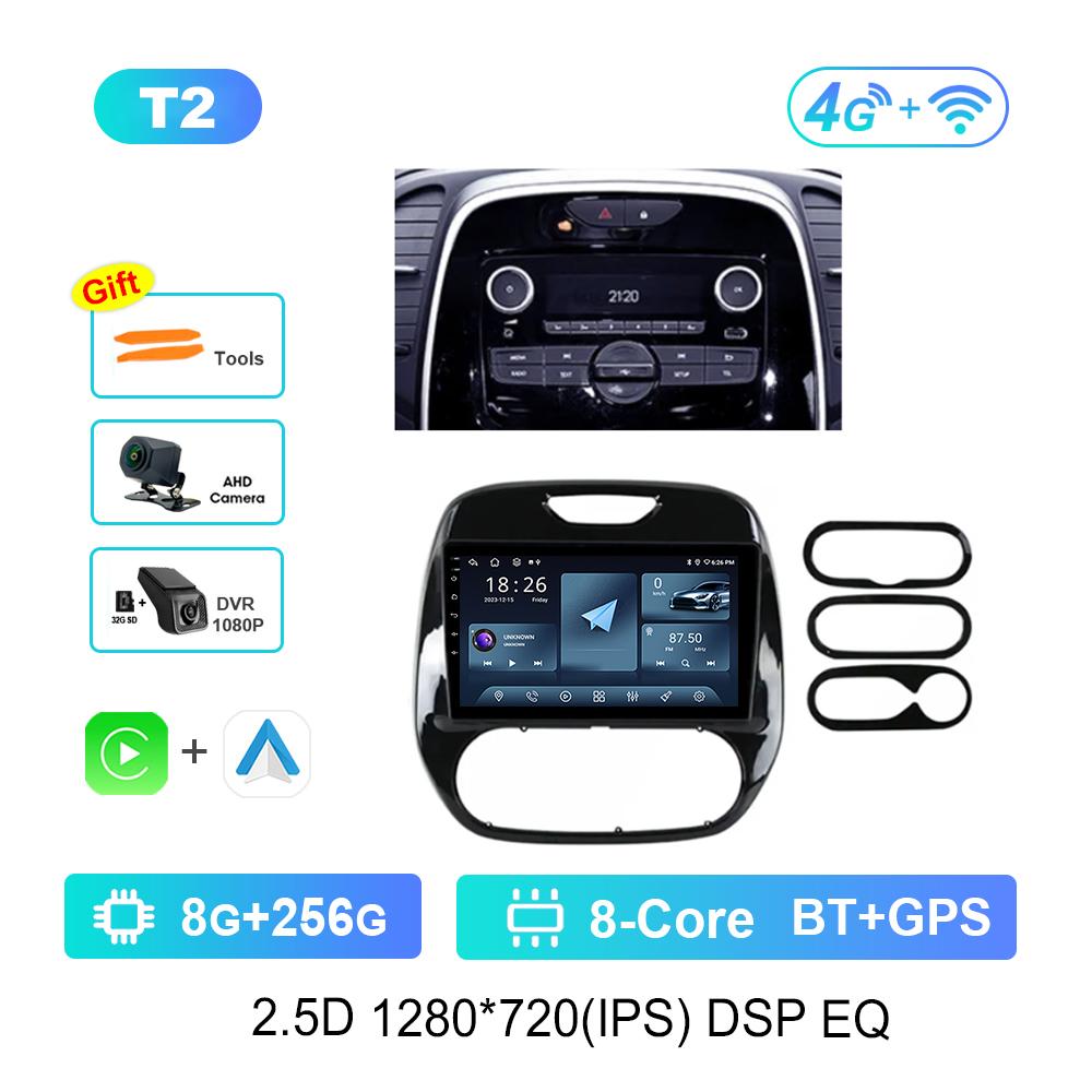Android OS Car Video Multimedia Player for Renault Kaptur 2016 - 2019 GPS DSP Stereo WiFi BT 4G Carplay Auto Tools Cooling Fan
