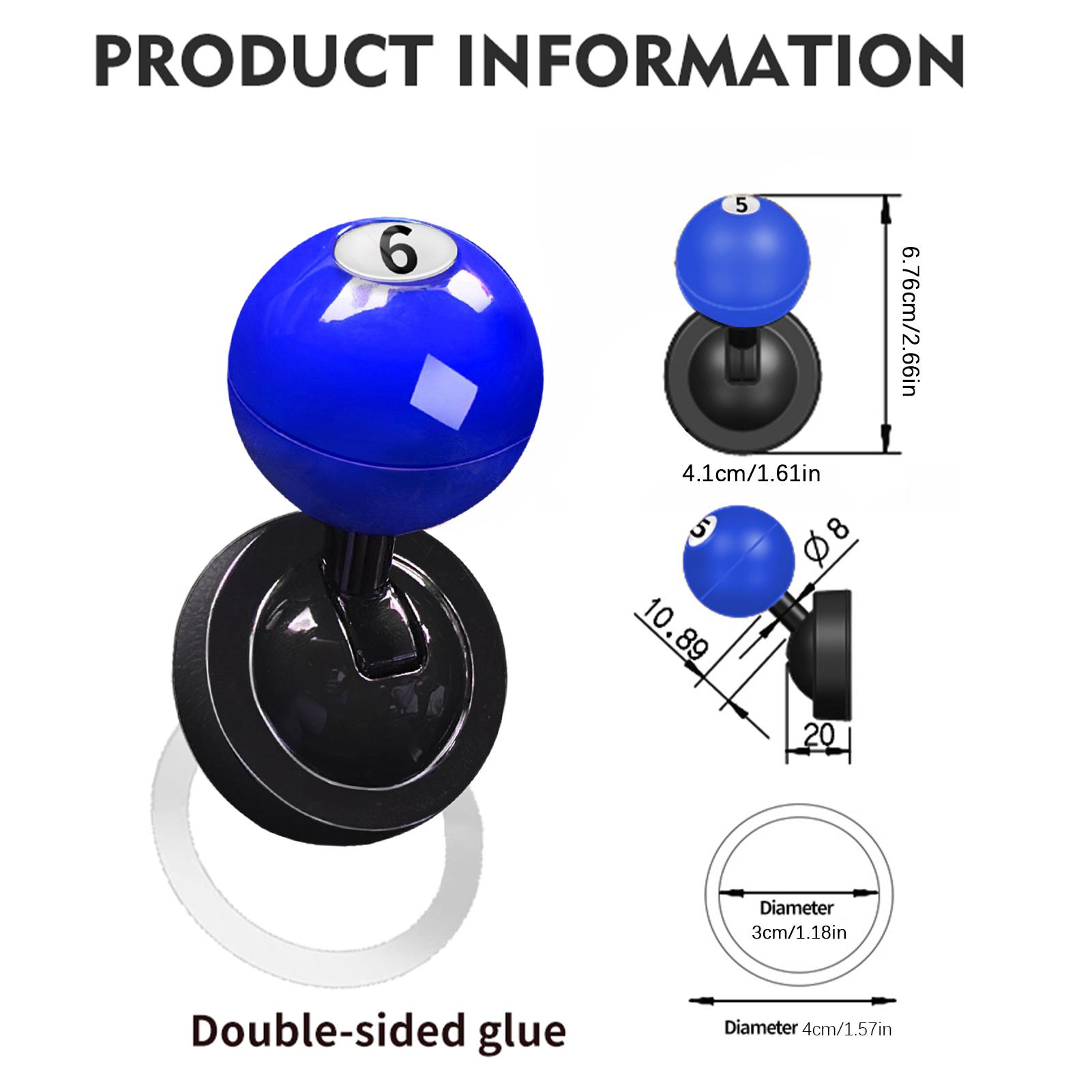 Billiards Styles Car Push To Start Button Rocker Auto Push Start Joystick Car Button Start Lever Car Starter Engine Button Cover синий