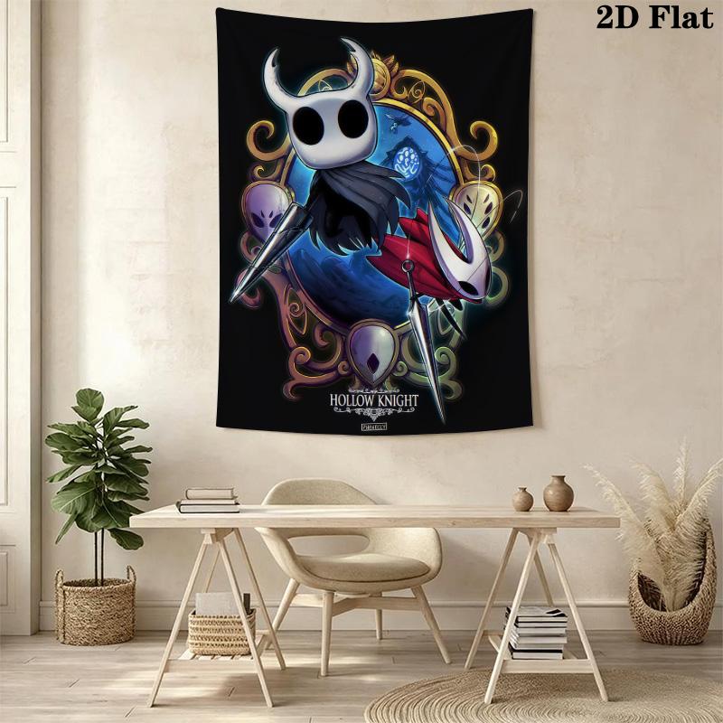 Hollow Knight Dark Fantasy Adventure Bedding 1 Duvet Cover 2 Pillowcase Without Core Christmas Birthday Gift Bedding Set