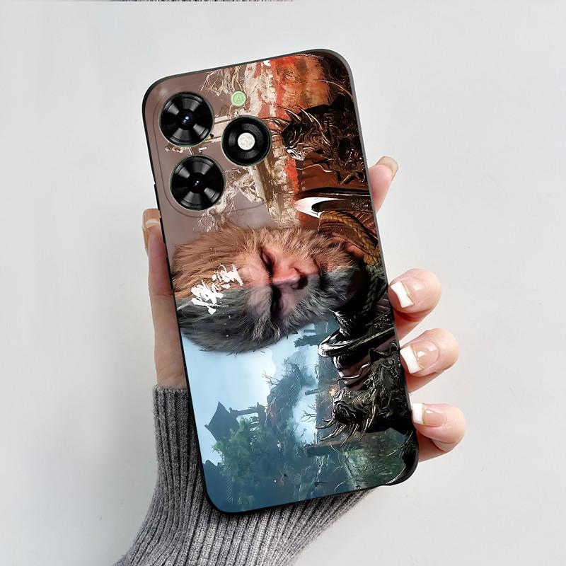 For Tecno Spark Go 2024 Case BG6 Black Myth Wukong Cover Shockproof Soft TPU Phone Case For Tecno Pop 8 Pop8 SparkGo 2024 Shell