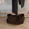 Yogodlns Retro Leopard Print Niche Commuter Large Capacity Shoulder Bag Totes Autumn and Winter New Travel Underarm Bag