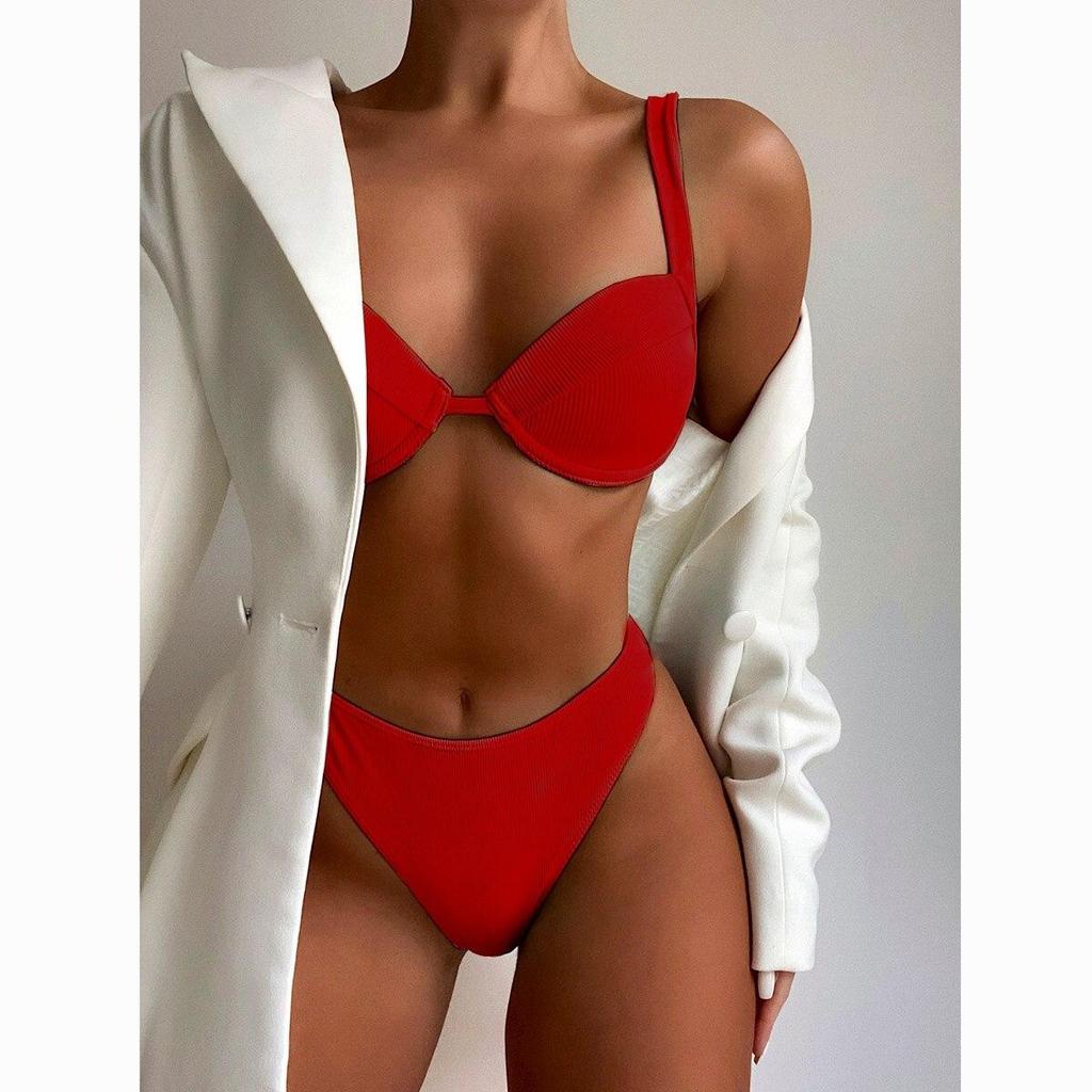 Hohe Taille Bikini Push-Up Badeanzug Weibliche Bikini Set Sexy Frauen Bademode Biquini Badeanzug Badeanzüge Bademode