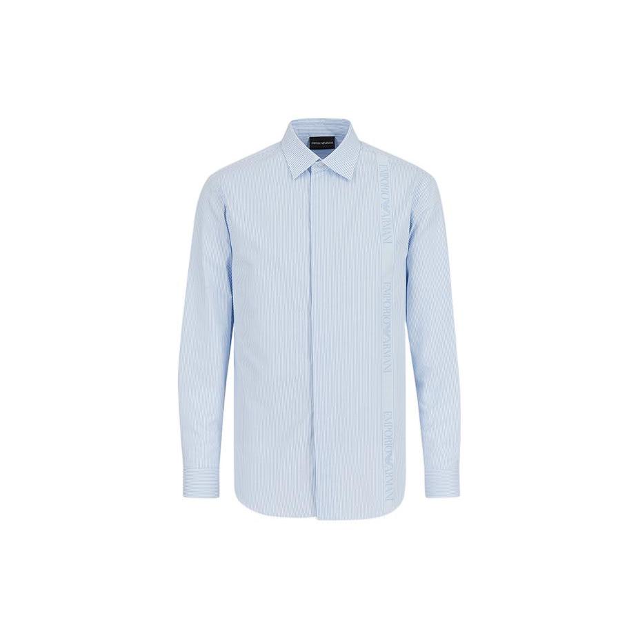 Emporio Armani Shirts Men's Blue Moderate B1SM0B-B12F5-019