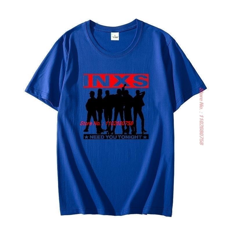 Inxs Need You Tonight Single Kick Michael Hutchense Rock Band Cotton Oneck Tshirts Summer Harajuku Tees Tops Unisexs Clothes