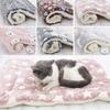 Weiche Flanell Verdickte Haustier Fleece Pad Haustier Decke Bett Matte Für Welpen Sofa Kissen Hause Teppich Halten Warme Schlaf Abdeckung
