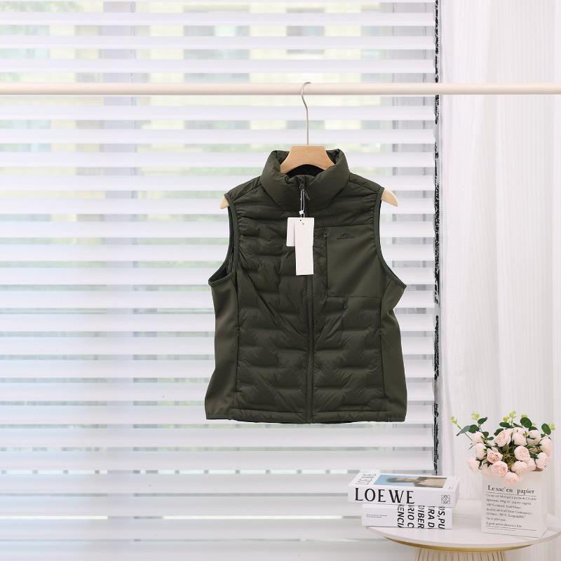 Winter white duck down down vest women's sports and leisure outdoor windproof warm stand-up collar inner liner