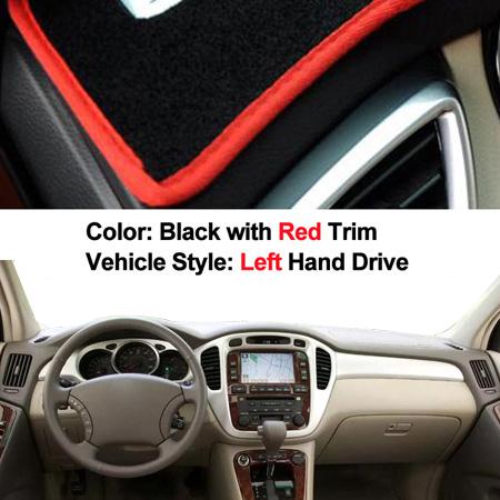 Car Dashboard Cover Dash Mat For Toyota Highlander 1st Gen XU20 2001 2002 2003 2004 2005 2006 2007 Auto Sun Shade Mat Pad Carpet