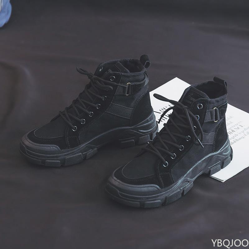 Ladies' New Daily Casual Versatile High Top Shoes Canvas Hiking Simple Comfortable Anti Slip Wear-resistant Women's Shoes