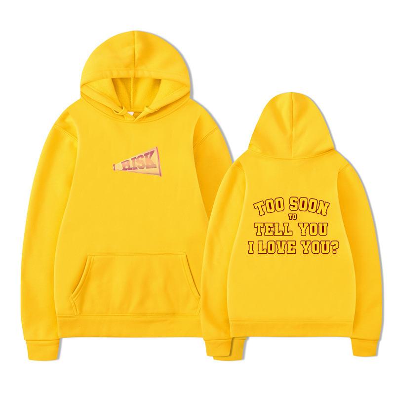 Risk Too Soon To Tell You I Love You Hoodies Gracie Ab Ram Long Sleeve Sweatshirts Women Harajuku Streetwear Sudaderas
