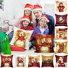 Christmas Cushion Cover Merry Christmas Decorations for Home 2026 Christmas Ornament Navidad Noel Xmas Gifts Happy New Year 2026