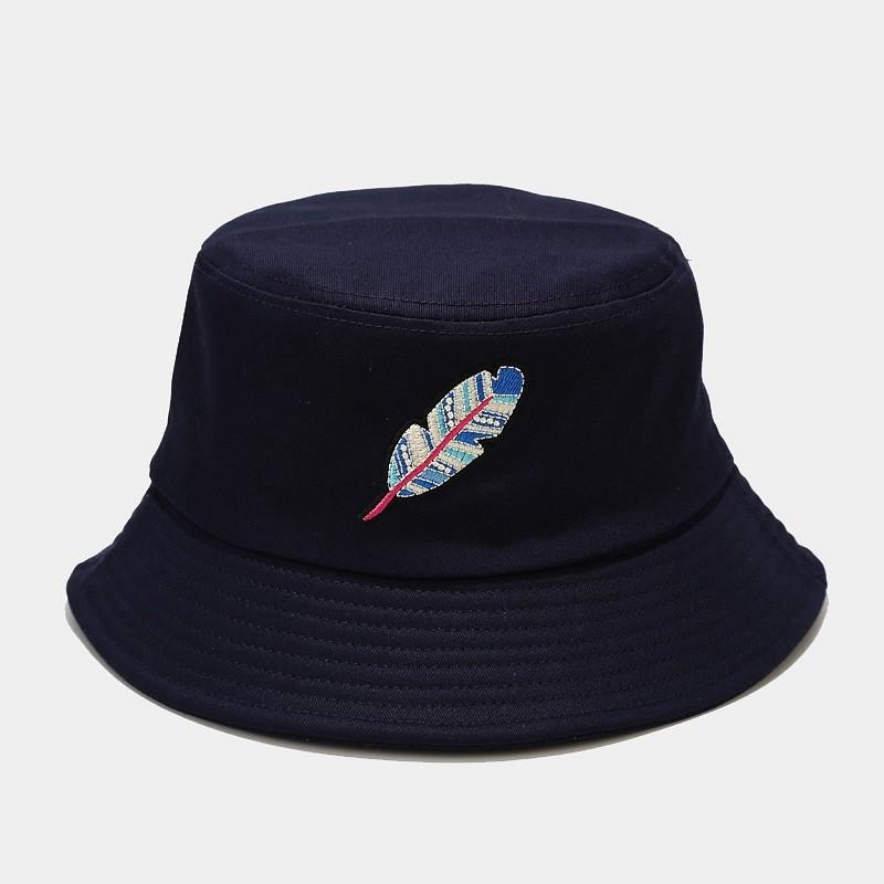 Vintage Ethnic Style Cotton Wide Brim Fisherman Hat For Sun Protection Outdoor Wear