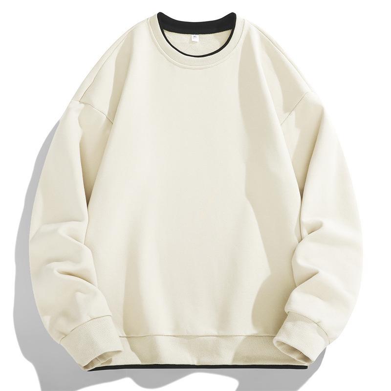 Men's Autumn Long-Sleeve Heavyweight Fake Two-Piece Sweatshirt
