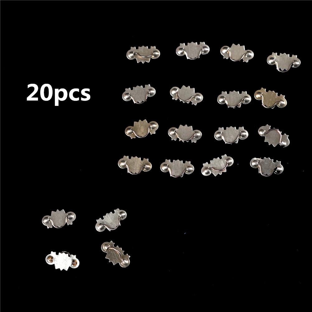 

20pcs 1/12 Hardware Golden Metal Drawer Handle Pulls Toys Dollhouse Miniatur Furniture for Children Kids Doll House Accessories
