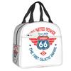 Benutzerdefinierte Route 66 Mother Road Sexy PinUp Brotdose Männer Frauen Kühlbox Warm Isolierte Brotdose für Erwachsene Büro