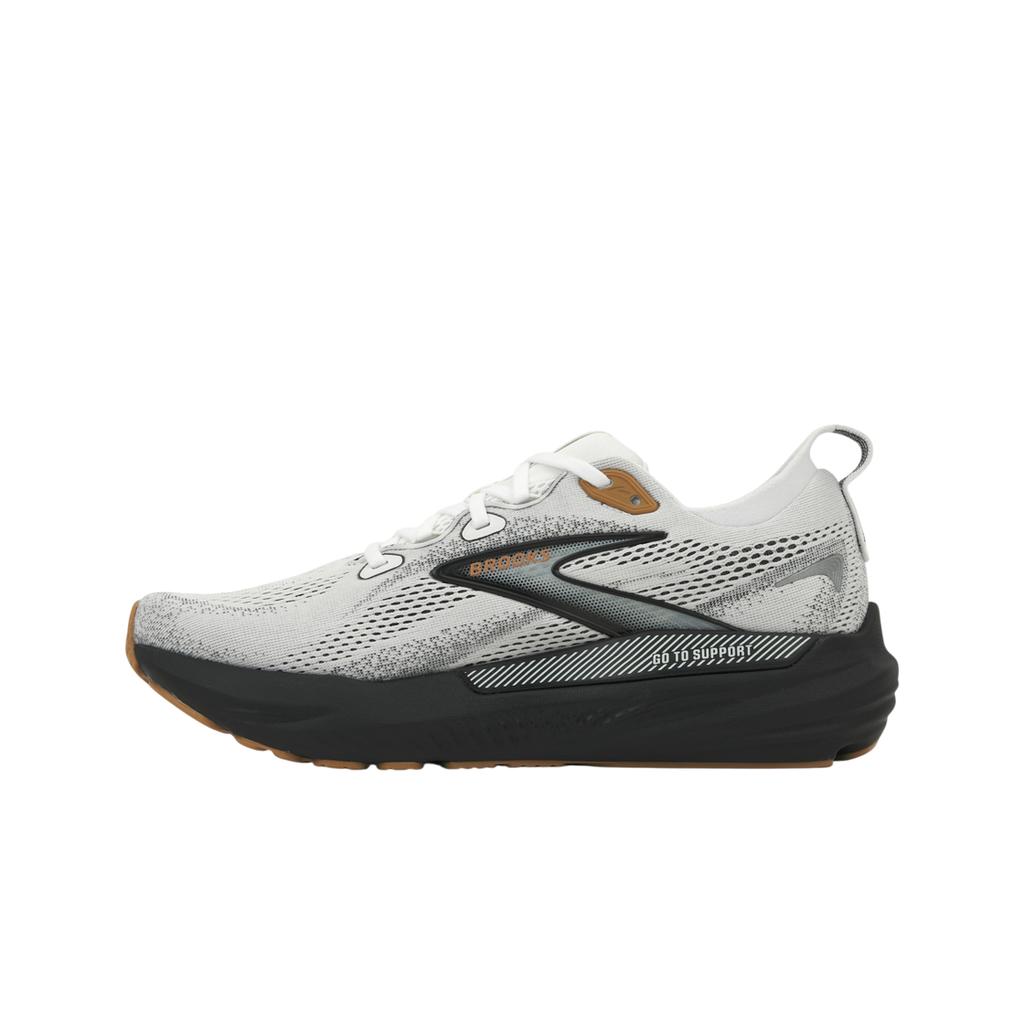 Brooks Glycerin GTS 22 Bianco Grigio Nero Scarpe da Ginnastica da Uomo 110446-1D-135
