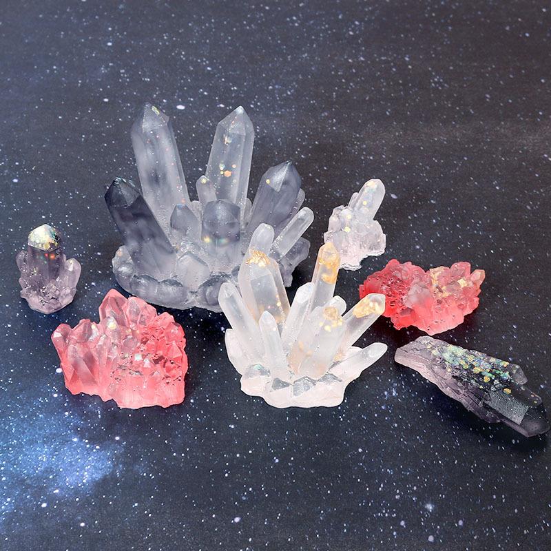 Cluster Mold Diy Epoxy Resin Decoration Rockery Icicle Candle Silicone