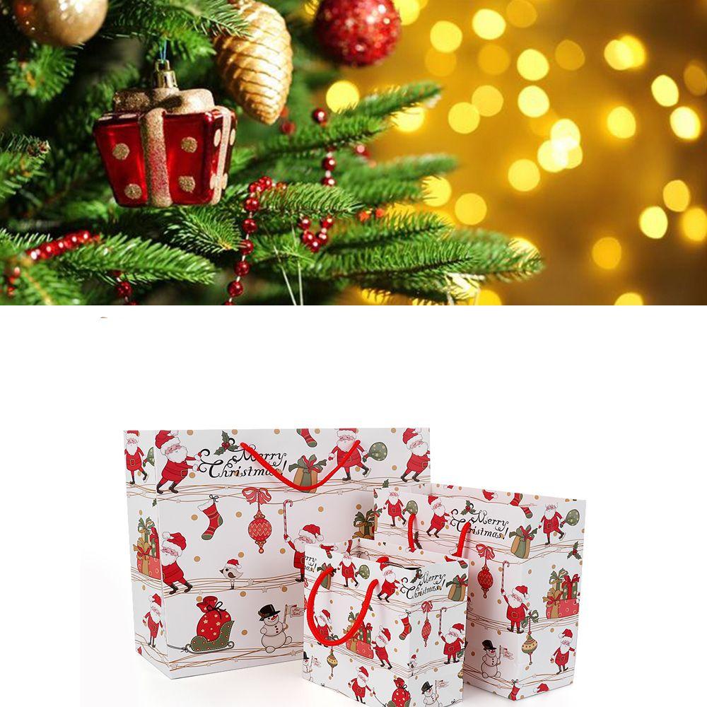 

Craft Home Storage Shopping Party Supplies Paper Christmas Gift Bag Food Packaging 1