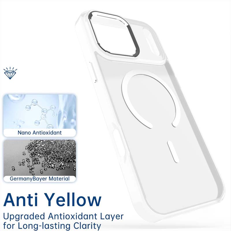 Skin Feel Matte Magnetic Magsafe Phone Case for IPhone 17 17Air 16 15 113 Pro Max Wireless Charge Hybrid Shockproof Hard Back Cover