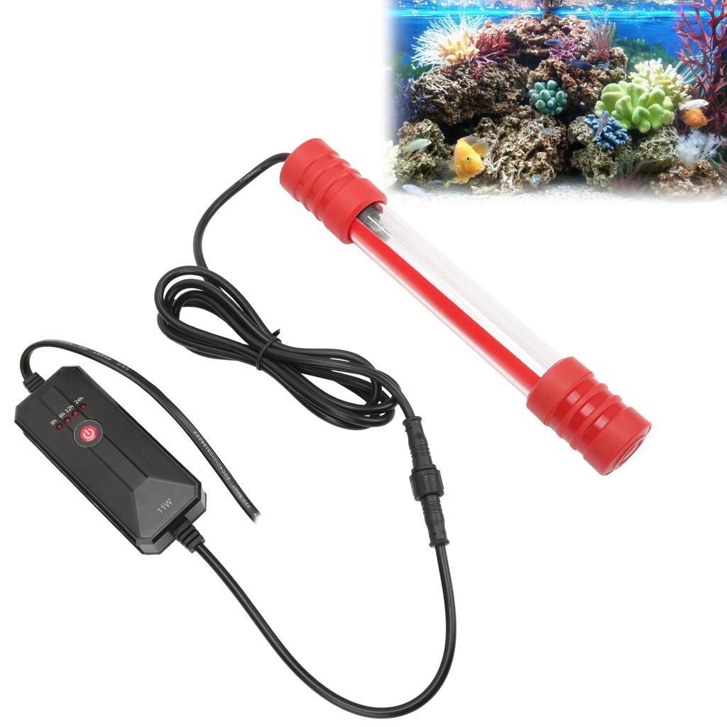 Aquarium Germicidal Lamp Fish Tank Timing Sterilization Ultraviolet Lamp  22V
