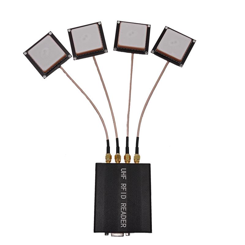 Compact Four-Channel UHF RFID Reader/Writer with RS-232 Port