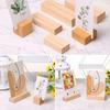 Fashion Crafts Desktop Decoration Wedding Supplies Paper Clamp Place Card Photos Clips Clamps Stand Table Numbers Holder