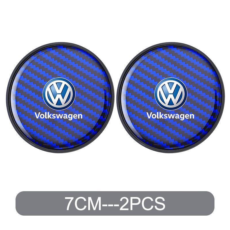 HAT1 2PCS PU Car Water Cup Pad Coaster Rubber Mat Bottle Holder for Volkswagen Golf 4 mk5 Passat b8 b5 VW Sharan Polo 6R Tiguan Rline