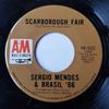 7inch Record SRGIO MENDES  BRASIL 66  Scarborough Fair AM8522 AM Records Canada Pop Used