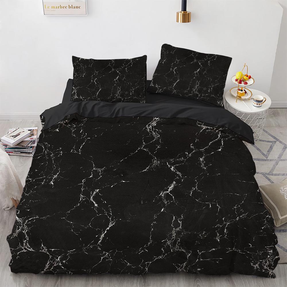 

Geometric luxury honeycomb stone pattern 3D printed bedding set queen size 2/3pcs microfiber duvet cover cool style 135x200cm