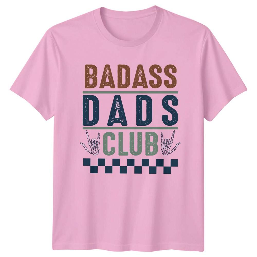 Badass Dads Club Rock Hand Fathers Day Graphic TShirt