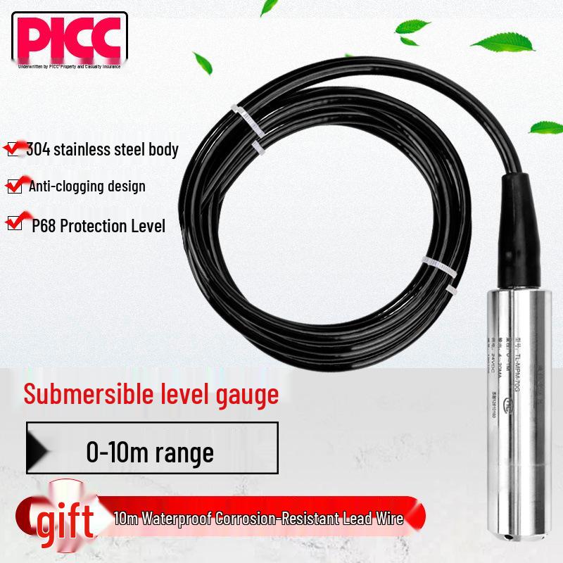 Submersible Water Level Sensor 4-20mA Voltage Transmitter
